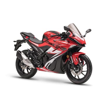 GPX Demon GR250R in Burning Red, view 2